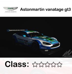 Astonmartin vanatage gt3