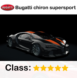Bugatti chiron supersport