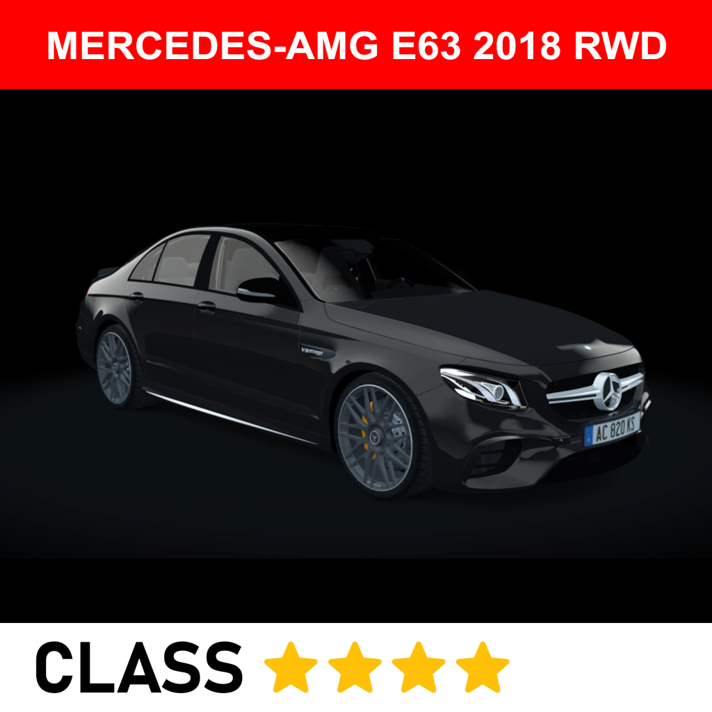  MERCEDES-AMG E63 2018 RWD