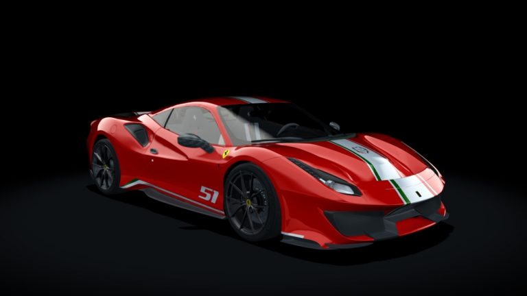 FERRARI 488 PISTA HIGH V2 Assetto Corsa Mod Car - ASSETTOCORSA.VIP